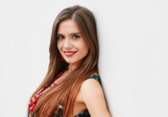 Naklejka premium portrait of stylish beauty woman