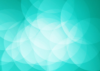 Obraz premium Blue Bright Circle Overlap abstract background