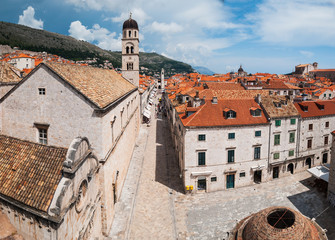 Dubrovnik panoramic city view