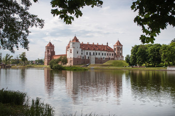 Obraz premium The Mirsky Castle Complex is a UNESCO World Heritage site in Bel