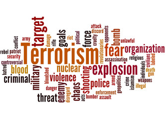 Terrorism, word cloud concept 9