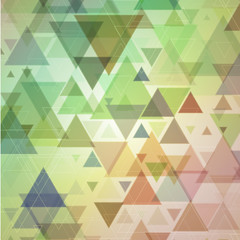 Colorful abstract triangle background