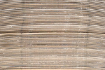 Stack of corrugated cardboard in a large pile