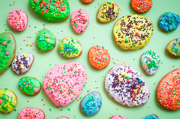 Easter homemade gingerbread cookies