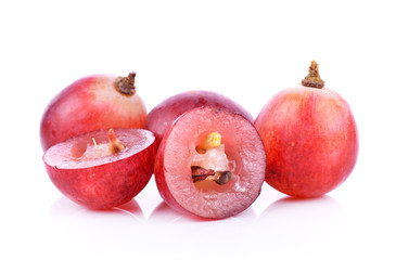 grape on white background
