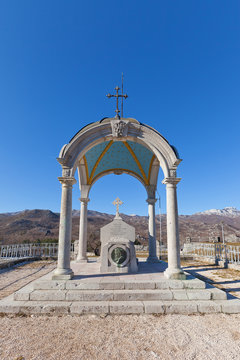 Bishop Danilo mausoleum at Eagle Hill in Cetinje