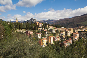 Obraz premium Scorcio di Montefranco in Valnerina, Umbria.