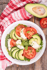 tomato and avocado salad