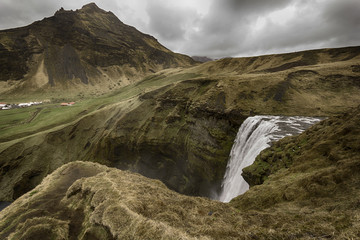 Skogafoss waterfall in Iceland
