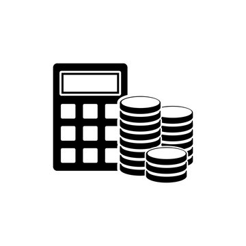 Money and calculator icon