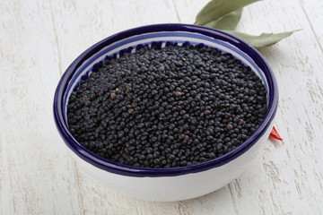 Black lentils