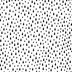 Seamless pattern with raindrops