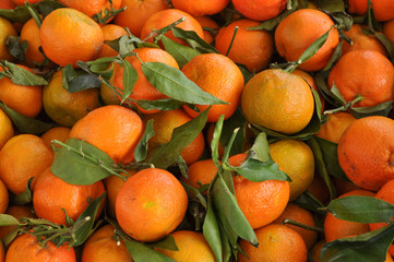 Orange tangerine fruit