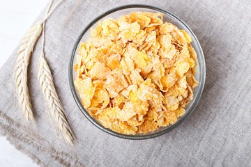 corn flakes with milk