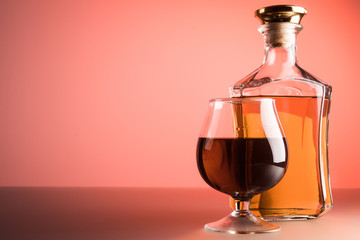 Glass of scotch