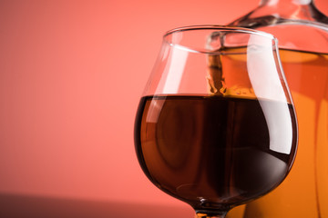 Glass of brandy