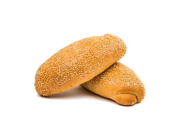 buns sprinkled with sesame seeds