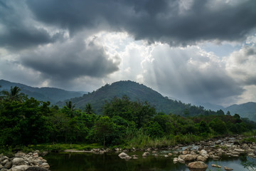 The beauty of  the nature at Khiriwong village , Nakhon Si Thammarat , Thailand
