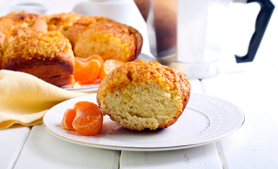 Citrus pull apart coffee ring