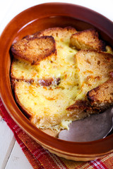 Bread and butter pudding