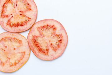 Rodajas de tomate liofilizado