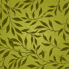 Vector aged ornamental background.