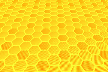 Honeycomb pattern. Hexagons texture.