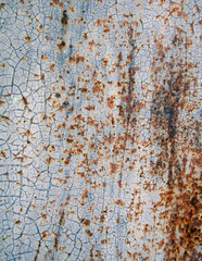 The surface of rusty metal 