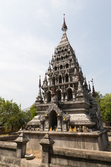 Fototapeta premium asian pagoda monument in buddhism temple