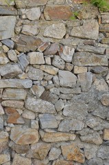 Stone fortress wall