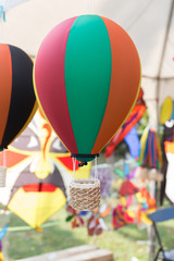 colorful small balloon and basket toy