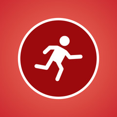 Fototapeta premium Runner Icon