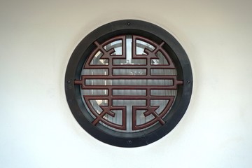 Chinese traditional round window