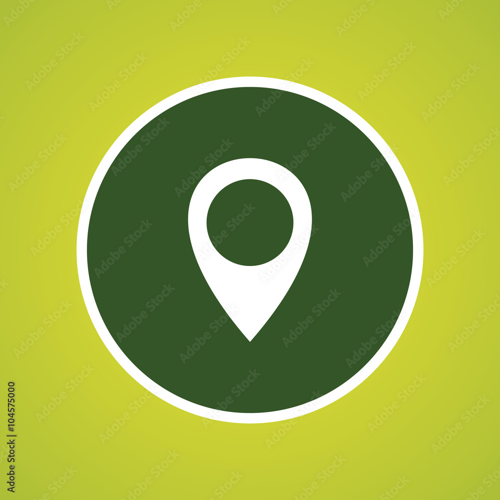 Poster map pointer icon