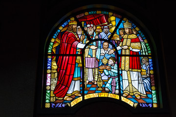 Stained glass window