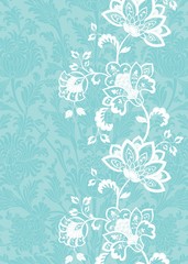 Fototapeta na wymiar wedding card design, paisley floral pattern , India