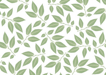 イラスト素材「枝葉」