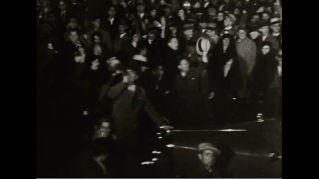 New Year celebrations for 1933 in New York.