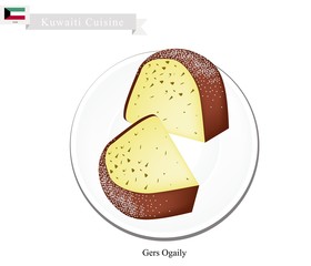 Gers Ogaily or Traditional Kuwaiti Saffron and Cardamom Cakes