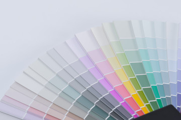 Color chart guide for renovation