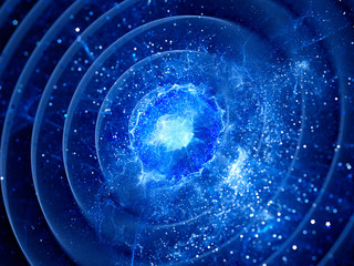 Gravitaional wave burst in pulsar - obrazy, fototapety, plakaty