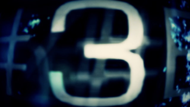 Video Background 2169: Abstract digital data forms pulse and flicker (Video Loop).