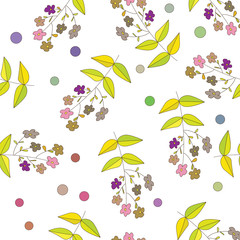 pattern of colorful flowers