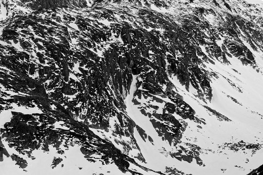 Fototapeta Textured winter mountains