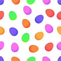 seamless pattern with Colorful Eggs