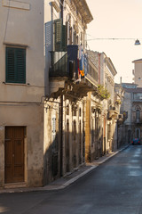 Straße in Modica