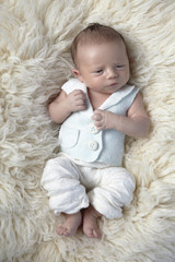 baby in cozy costume