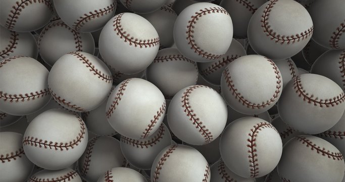 Baseball falling balls transitions 