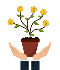 Profit icon design 