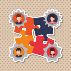human resources icon design 